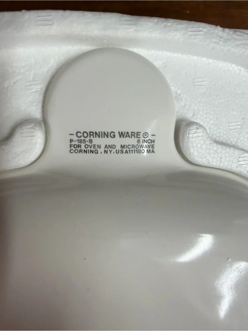 Vintage NIB CorningWare Snack-It White Square Serving Dishes - Set of 2